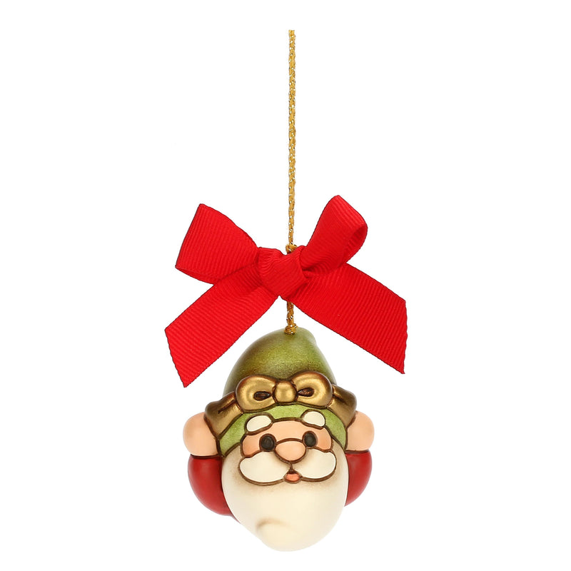 Weihnachtsschmuck Zwerg Oliver mit grünem Hut (Ornament zum Hängen)