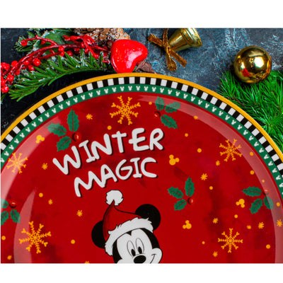 Tortenteller Winter Magic - Mickey Mouse