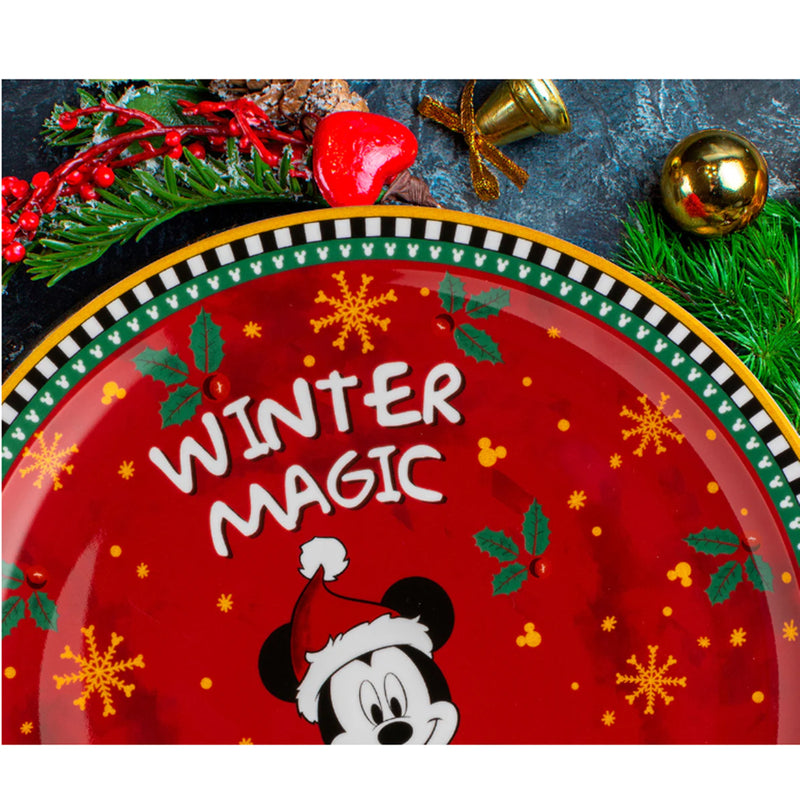 Tortenteller Winter Magic - Mickey Mouse