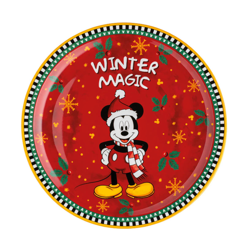 Tortenteller Winter Magic - Mickey Mouse