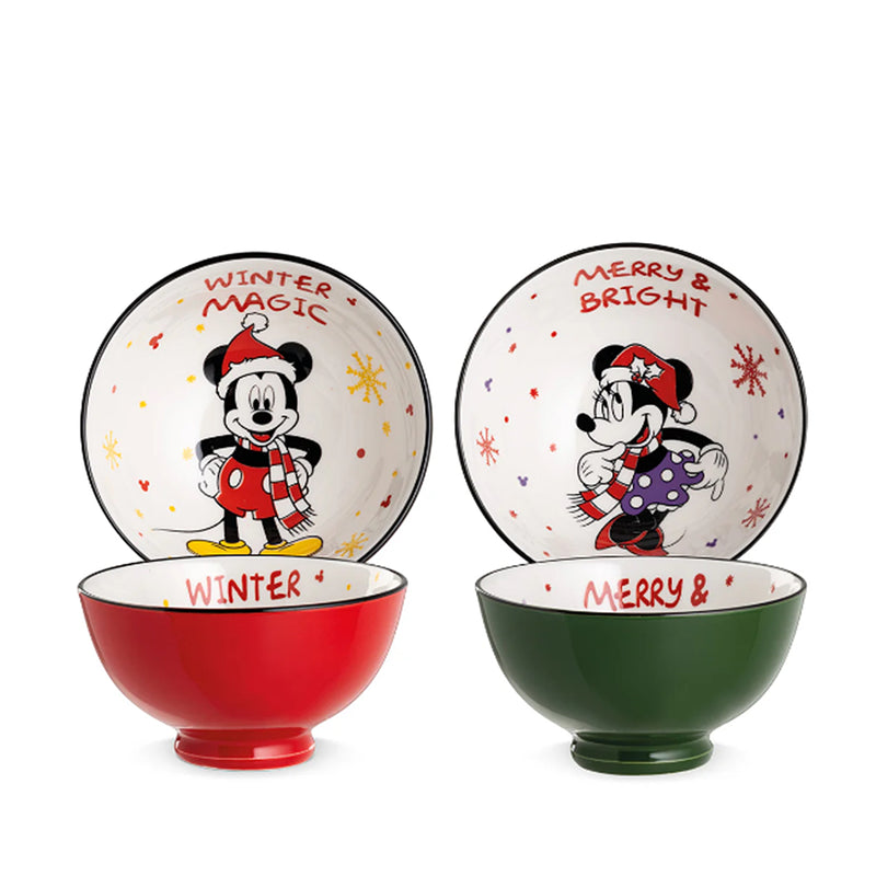 2-er Set Schälchen Winter Magic - Mickey & Minnie Mouse