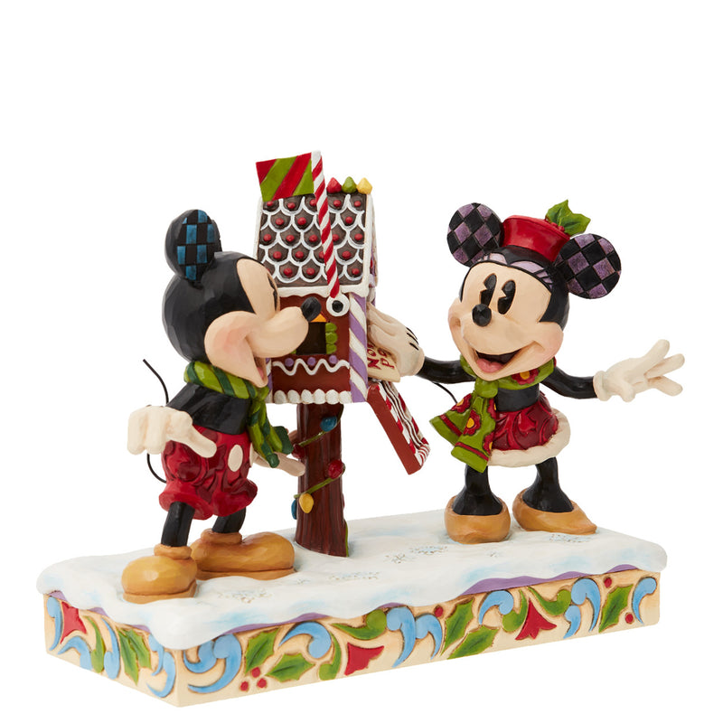 Mickey und Minnie Mouse schicken Weihnachtspost Limited Edition