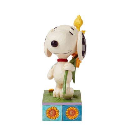 Snoopy mit Sonnenblume