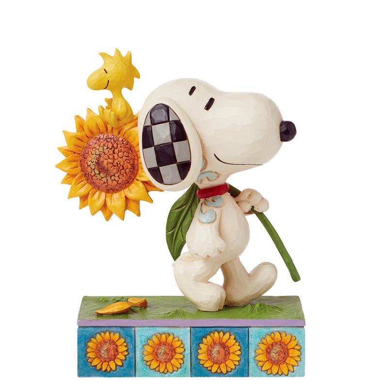 Snoopy mit Sonnenblume