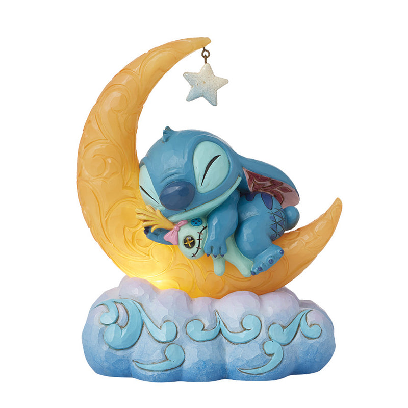 Gute Nacht - Stitch und Scrump Mondlampe