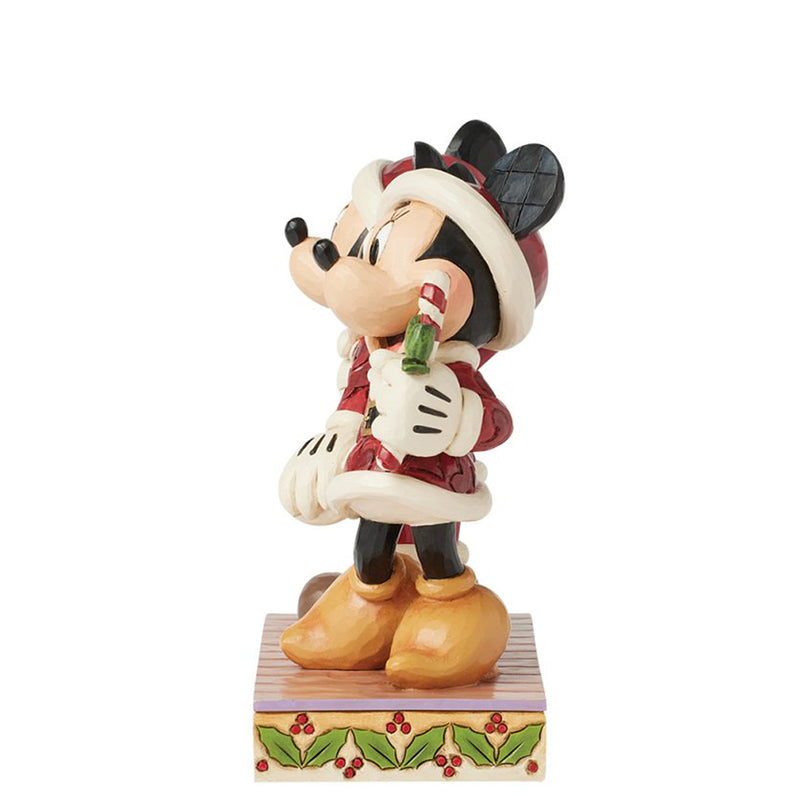 Mickey und Minnie Mouse in Santa Kostümen