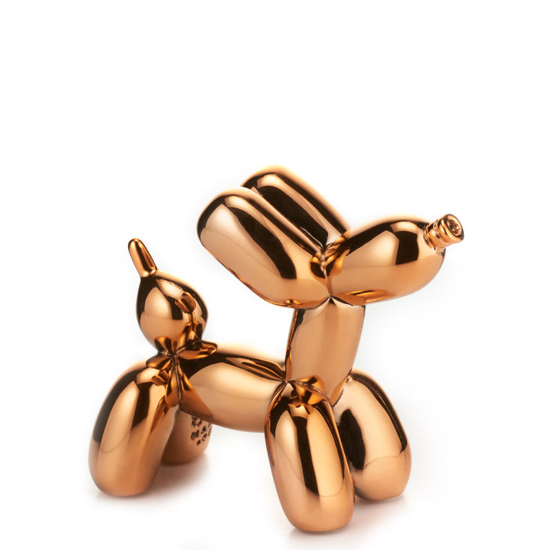 Balloon Hund Polly klein Rosé Gold