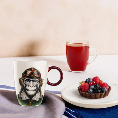 Henkelbecher Affe "Boldness"