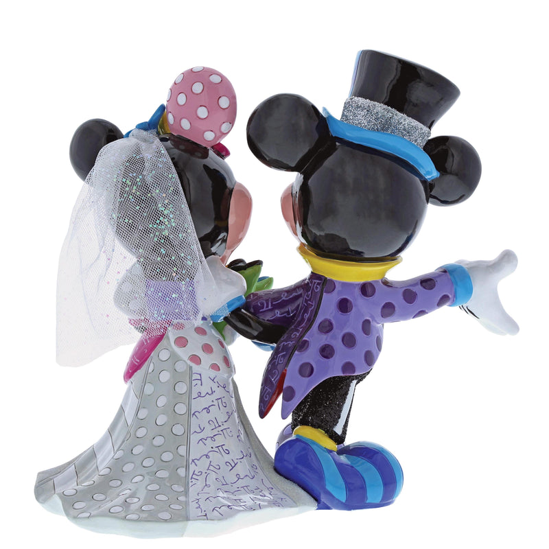 Disney by Britto - Mickey und Minnie Mouse Das Brautpaar