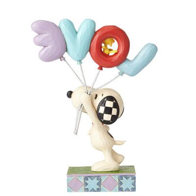 Snoopy mit Luftballon "Love"