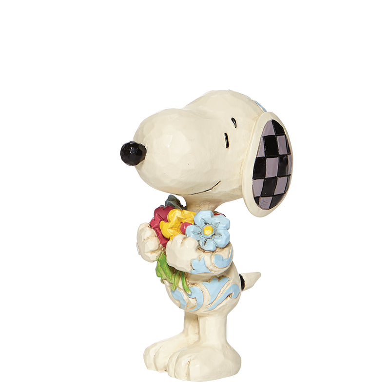Snoopy mit Blumen (Mini)