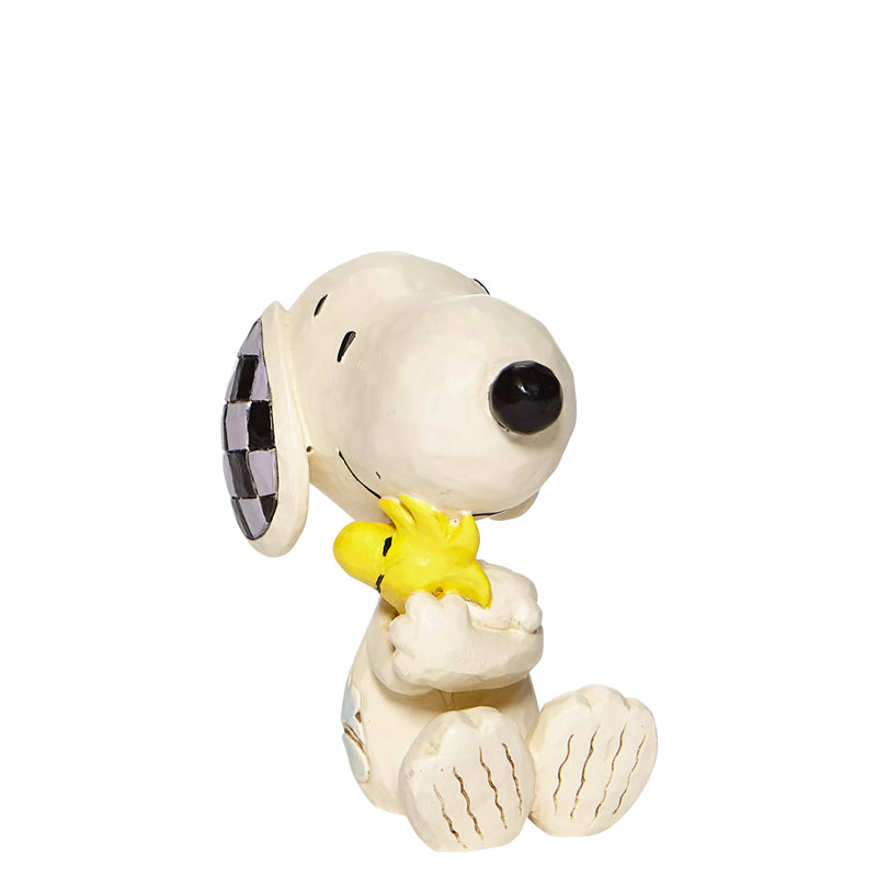Snoopy sitzend mit Woodstock (Mini)